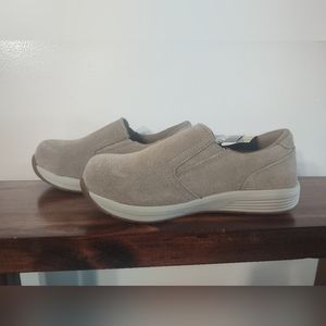 Steel Toe slip on women's shoes